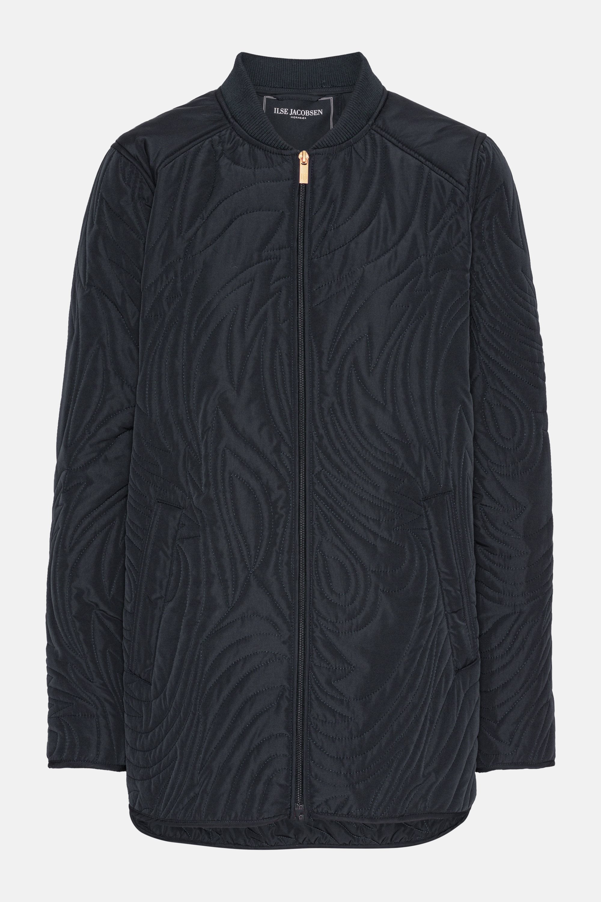 Short Quilt Jacket - Dark Indigo